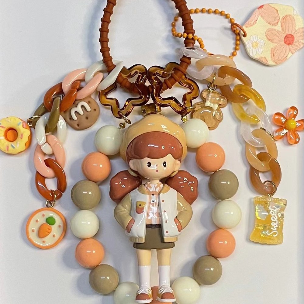 Handmade keychain, which can be ordered directly from stock